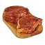 Côtelettes de porc assaisonnées, avec os